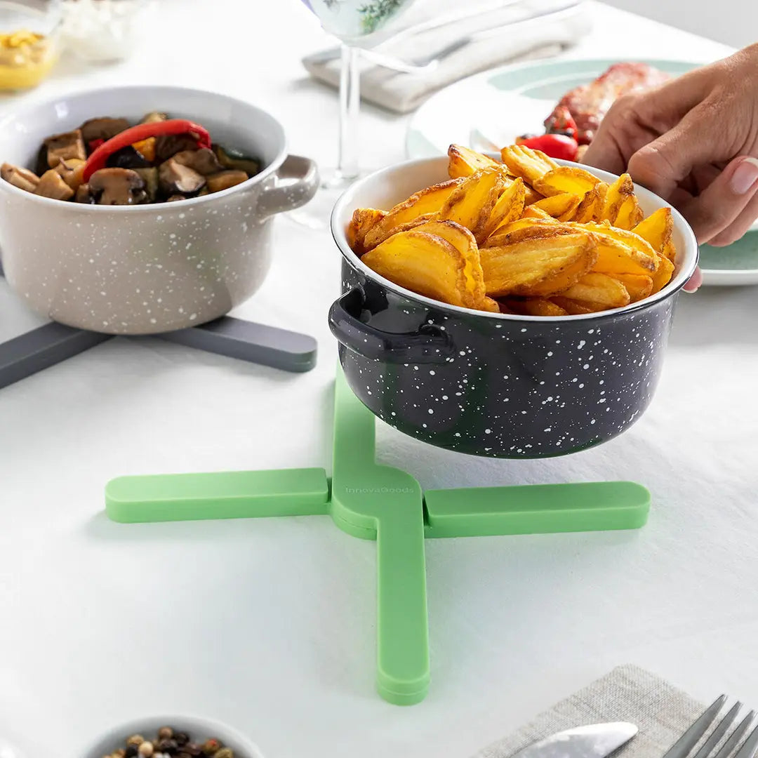 Taittuvat silikoniset pannunaluset Folvet