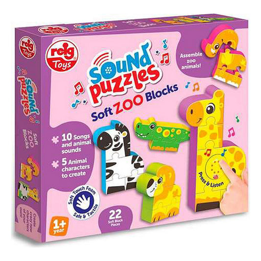 Lasten palapeli Reig Zoo Blocks
